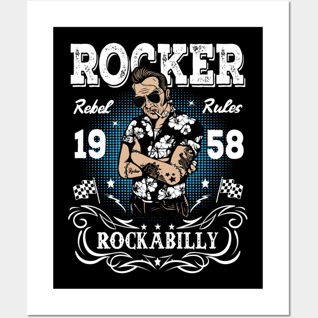 Rocker 1958 Wall Art by yukiotanaka